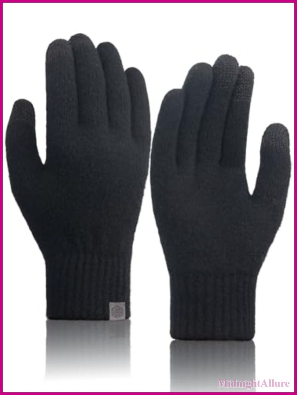 Merino Wool Touchscreen Winter Gloves Thermal Warm Knit